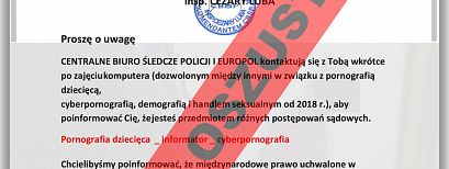 Kolejny raz przestępcy podszywają się pod policjantów CBŚP